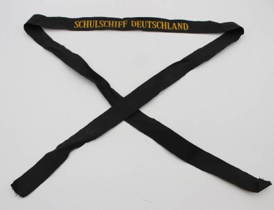 Auktion 360<br>Mützenband, Schulschiff Deutschland [1]
