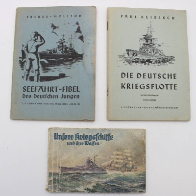 Auktion 360<br>3x kl. Hefte zum Thema Kriegsmarine aus der Zeit des 3. Reiches, Altersspuren [1]