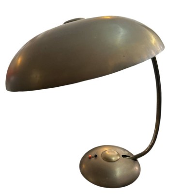 Auktion 360<br>schwere Metall Schreibtischlampe, H-ca.45 cm,  D-42 cm [1]