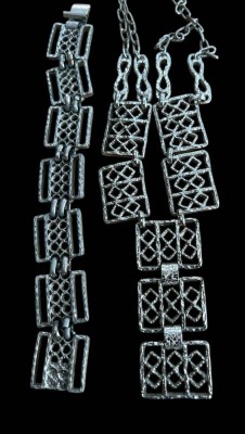 Auktion 360<br>massives Eisen-Collier mit passenden Armband [1]