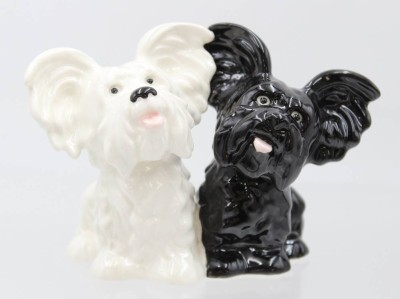 Auktion 361<br>Schnauzer Paar, Goebel, s/w, H-8,2cm [1]