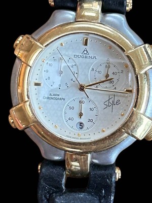 Auktion 361<br> Vintage Dugena Big Size Armband Uhr 