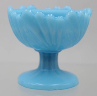Auktion 361<br>blaues Gewürz-Schälchen, zweigeteilt, H-7 cm [1]