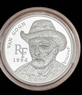 Auktion 361<br>10 Franc (1,5 Euro) France, 1996, Silber-900-., stempelglanz.  boxed, 22,2 gr., D-37 mm [1]