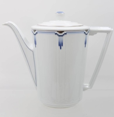 Auktion 361<br>Kaffeekanne, Fürstenberg, Serie Maryland blau, ca. H-20cm [1]