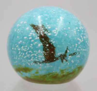 Auktion 361<br>Caithness-Briefbeschwerer, Dinosaurier von Colin Terris, Schottland, ca. H-6cm [1]