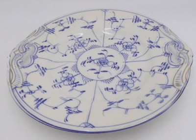 Auktion 361<br>Kuchenteller, Strohblumendekor, H-26 cm [1]