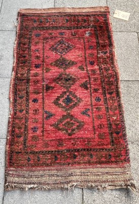 Auktion 361<br>altes Flachgewebe, Taschen oder ähnliches?, 2 Teie zusammengenäht, je 113x60 cm [1]