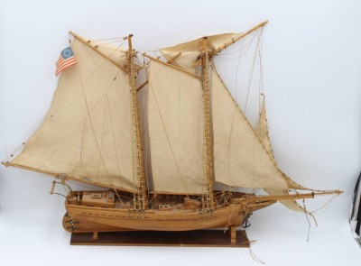 Auktion 361<br>Modell eines Schooners 