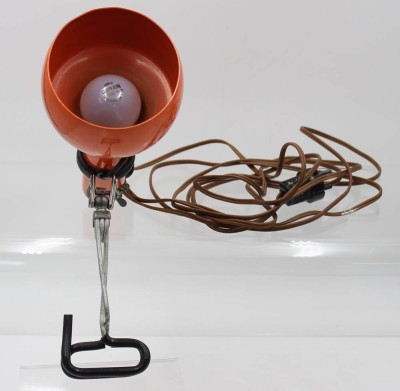 Auktion 361<br>Mid Century Klemmlampe, ca. L-25cm, H-25cm [1]