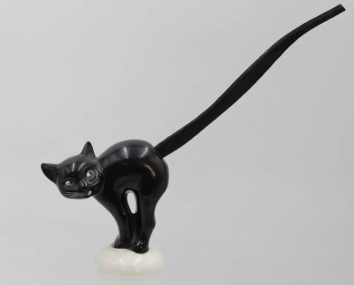 Auktion 361<br>Gobel-Brezelkatze, 50/60er Jahre, mit Schwanz ca. H-18cm [1]