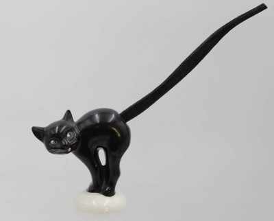 Auktion 361<br>Gobel-Brezelkatze, 50/60er Jahre, mit Schwanz ca. H-18cm [1]