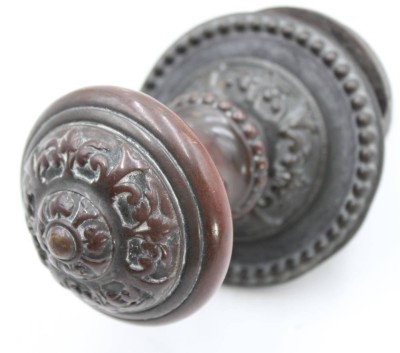 Auktion 361<br>Gründerezeit-Drehknauf, Bronze, L-19 cm [1]