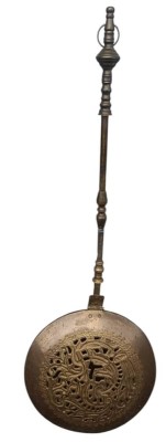 Auktion 361<br>Biedermeier-Wärmflasche, Kupfer/Messing, L-91 cm, D-30 cm [1]