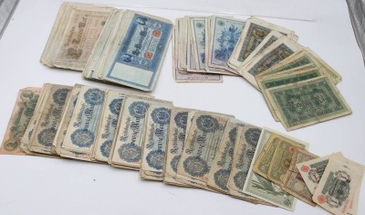 Auktion 361<br>Konvolut div. Reichsbanknoten etc. [1]