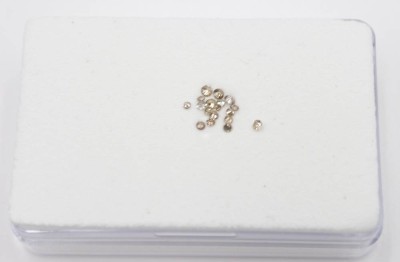 Auktion 361<br>kl. Konvult div. kl. Brillanten/Diamanten, zus. 0,24ct [1]