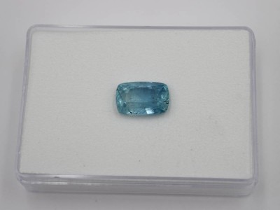 Auktion 361<br>Aquamarin, Cushion, 17,6ct, Einschlüsse [1]