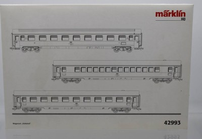 Auktion 361<br>Märklin 42993 Wagen-Set IC 3tlg. Südwind NEU Spur H0, OVP, guter Zustand [1]