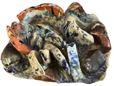 Auktion 361<br>Keramik Wandplatte ?? 21x17 cm [1]