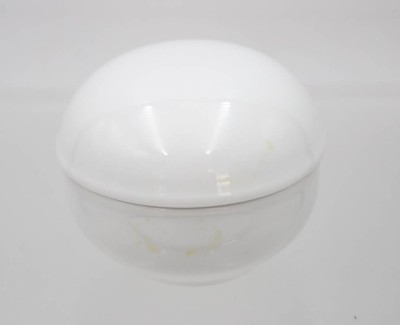 Auktion 361<br>runde DEckeldose, KPM Berlin, Weißporzellan, H-6,5cm D-8cm [1]
