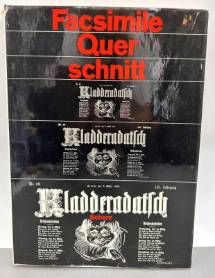 Auktion 361<br>Facsimilw Querschnitt durch den Kladderadatsch, guter Zustand, um 1970 [1]