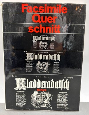 Auktion 369<br>Facsimilw Querschnitt durch den Kladderadatsch, guter Zustand, um 1970 [1]