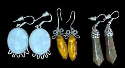 3 Paar Modeschmuck Ohrhänger [1]