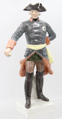 Auktion 361<br>Der alte Fritz von  Goldscheider ,Wien, mit der Höhe von 34,5 cm ,  [1]
