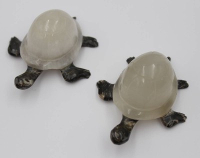 Auktion 361<br>2 Schildkröten aus Achat . [1]