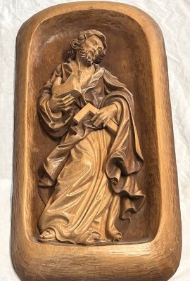 Auktion 361<br>gr. Holzschnitzerei, wohl Düren 