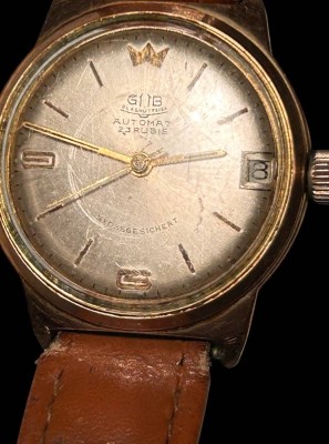 Auktion <br>Vintage Herrenarmbanduhr 