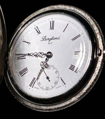 Auktion <br>mechan. Sprungdeckel-Taschenuhr 