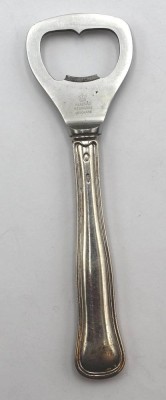 Auktion 362<br>Flaschenöffner, Silbergriff, Dänemark 1959, COHR, Gebrauchsspuren, ca. L-12,5cm [1]