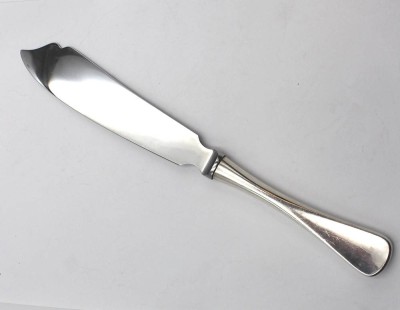 Auktion <br>Tortenmesser, 830er Silbergriff, Dänemark, L-27,5cm [1]