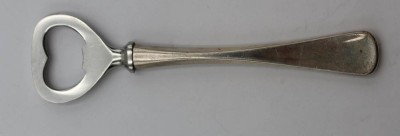 Auktion <br>Flaschenöffner, Silbergriff, Dänemark , L-14cm [1]
