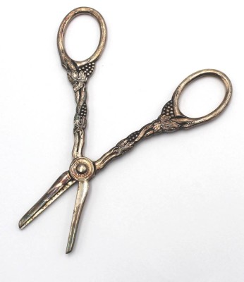 Auktion <br>Traubenschere, versilbert, ca. L-13cm [1]