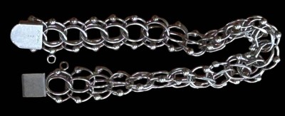 Auktion 362<br>Silber-925- Armband, L-21 cm, 18,2 gr. [1]