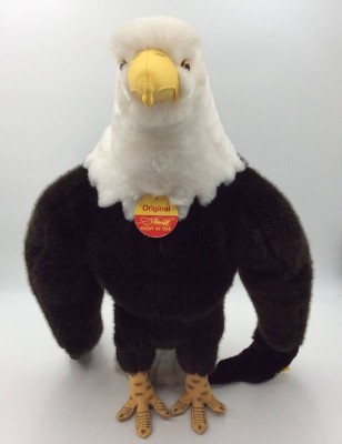 Auktion <br>gr. Steiff Weisskopfadler, komplett und neuwertig, Nr. 505232, H-60 cm [1]