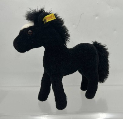 Auktion 362<br>gr. Steiff schwarzes Pony, K+F, Nr. 3780/25 [1]