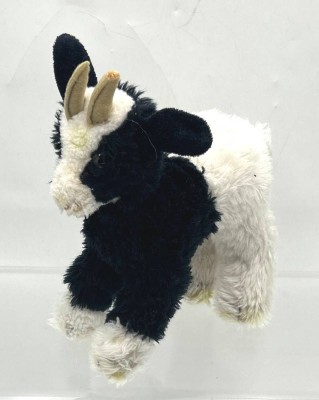 Auktion 362<br>gr. Steiff Zicklein, Knopf+Restfahne, H-25 cm [1]