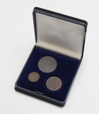 Auktion 362<br>3x Cent-Münzen, Niederlande, 1929 u. 2x 1940 [1]