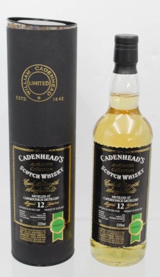 Auktion 362<br>Whisky, Caperdonich 12Y Authentic Collection 1996 Cadenhead's 52.6% [1]