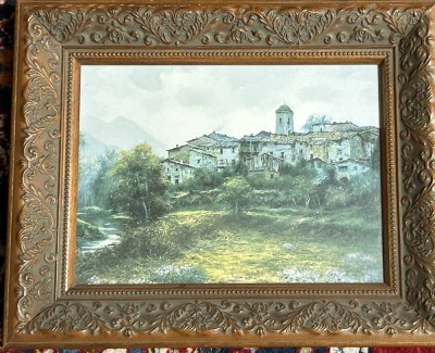 Auktion 362<br>kl. Kunstdruck, gut Gerahmt/Glas, RG 25x31 cm [1]