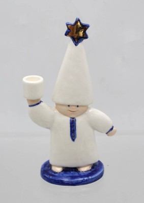 Auktion 362<br>figürlicher Leuchter, Goebel, Lisa Larson, ca. H-17cm [1]