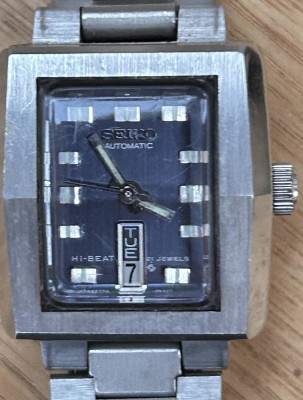 Auktion 362<br>Seiko DX-5 Automatic DAU Hi-Beat, 21 Jewels, mit orig. Stahlband, Werk läuft [1]