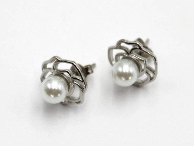 Auktion 362<br>925er Silber-Ohrstecker, Muschelkernperlchen, ca. 1,6gr. [1]