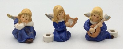 Auktion 362<br>3x  Goebel-Weihnachtsengel, 1x Flügel abgebrochen [1]