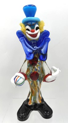 Auktion 362<br>Murano Clown mit Ball, H- 28 cm [1]