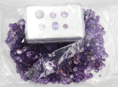 Auktion 362<br>Konvolut div. Amethyste, zus. ca. 225ct [1]