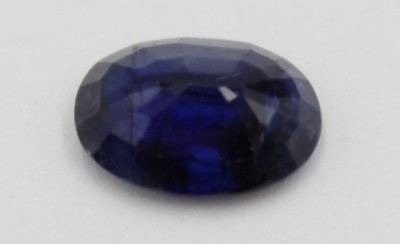 Auktion 362<br>blauer Madagaskar-Saphir, erhitzt, 3ct [1]